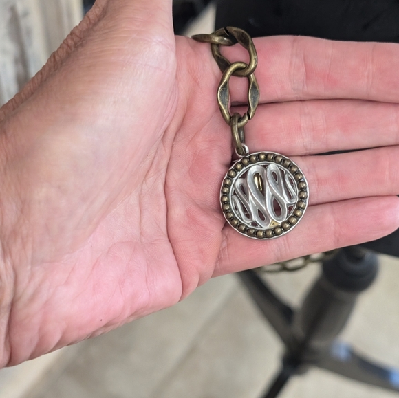 Chico's Belt, Retired, Chain Medallion, Mixed Metals, 51" - Picture 5 of 12